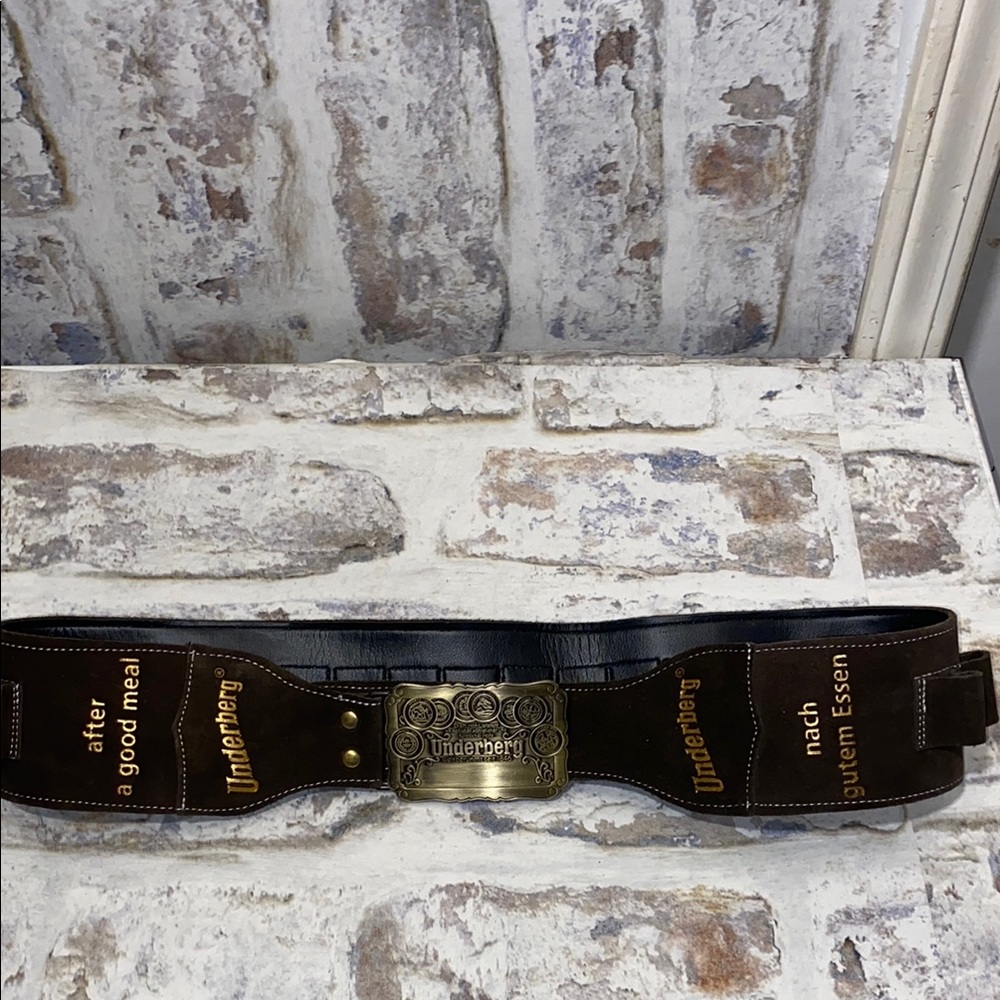 Underberg Harness Bottle Holster Belt For 12 Mini Bottles Collectors Rare